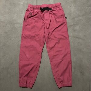 Nike ACG Trail Pants Medium Burgundy Red Elastic Waist Hem Quick Release‎ Buckle